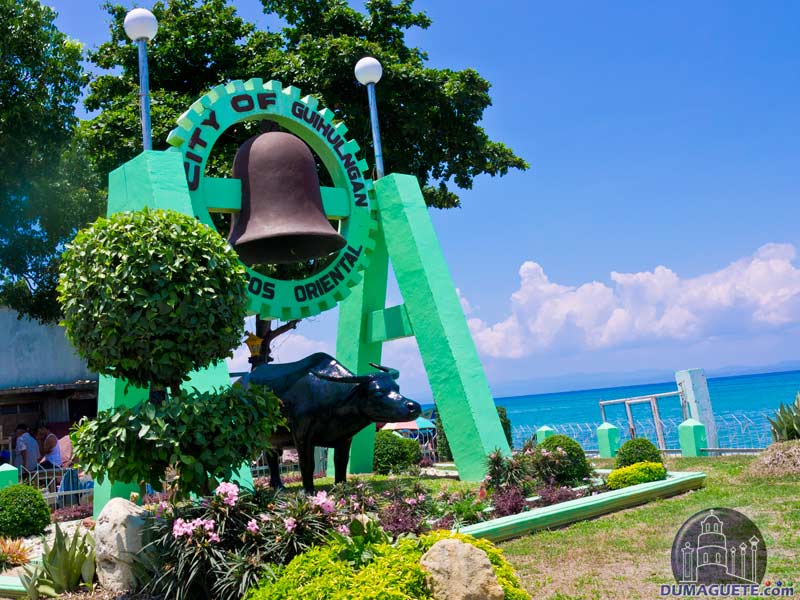 Guihulngan City, Negros Oriental — bell and carabao landmark